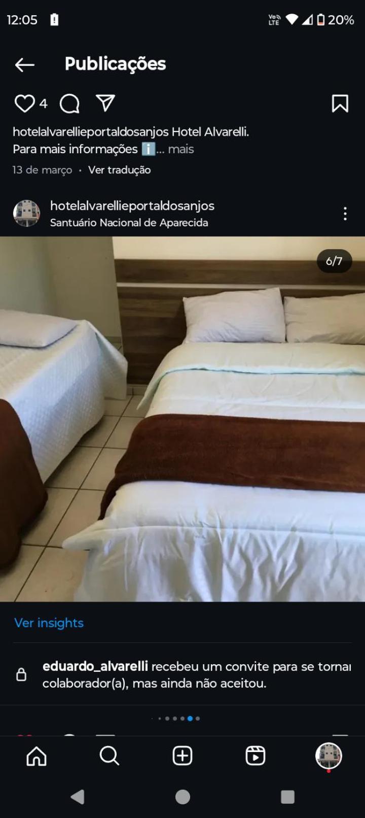 Hotel Portal Dos Anjos Апаресида Екстериор снимка