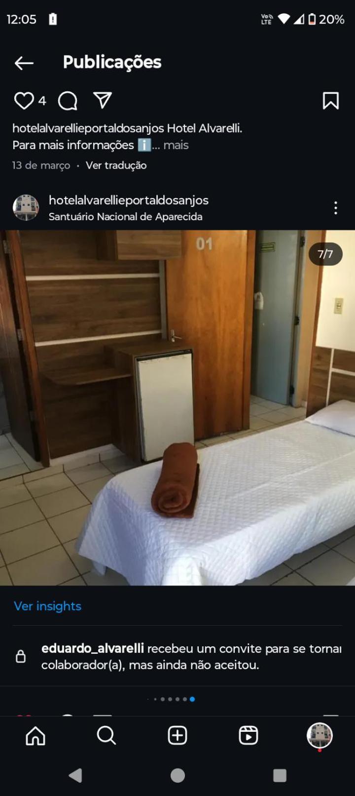 Hotel Portal Dos Anjos Апаресида Екстериор снимка